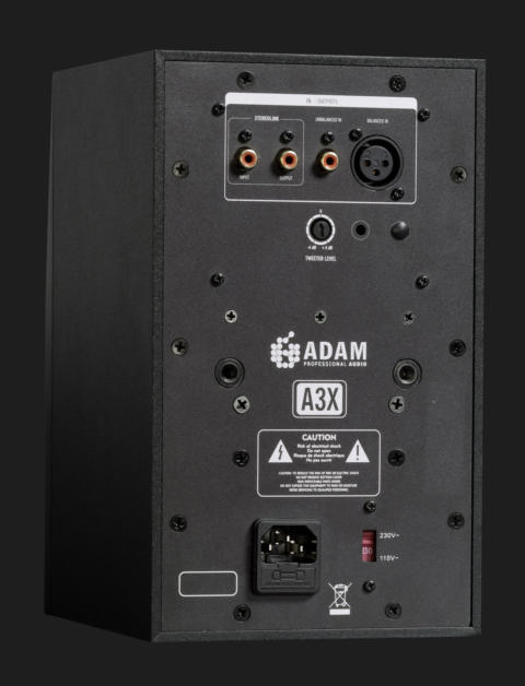 ADAM Audio A3X desktop studio monitor