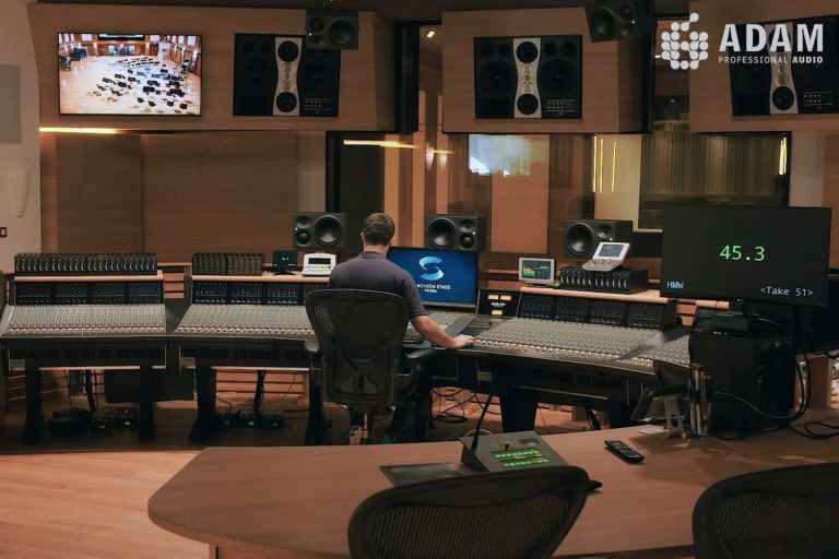 Bernd Mazagg from Vienna Symphonic Library (VSL) with ADAM S6X Monitors