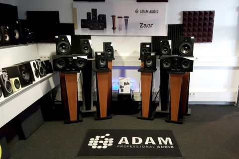 ADAM Audio Authorized Listening Center at MusicStore, Germany