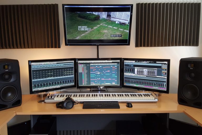 ADAM S3V active midfield monitors at R. Kim Shultz