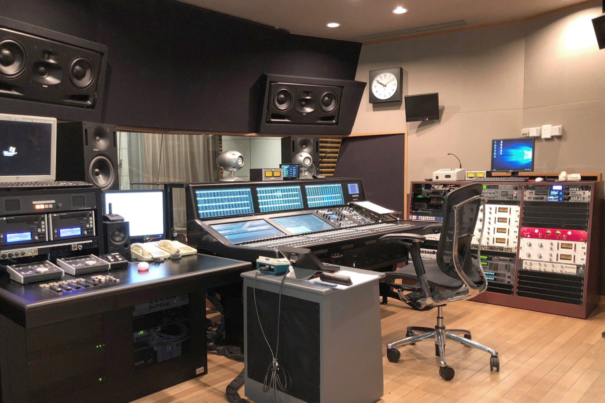 ADAM Audio S5H main monitors at Tokyo FM's Iris Studios
