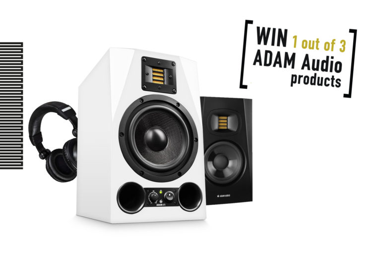 Der ADAM A7X glossy white ist the first prize of the 20 years ADAM ADAM Audio competition.