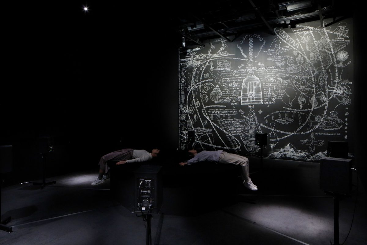 Installation by Curtis Tamm at the Mori Art Museum, Tokyo, with ADAM Audio A7X studio monitors