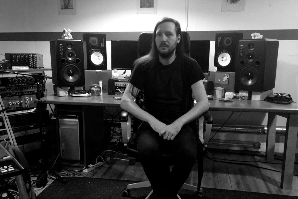 ADAM Audio S3X-V studio monitors in Zebo Adam's recording studio